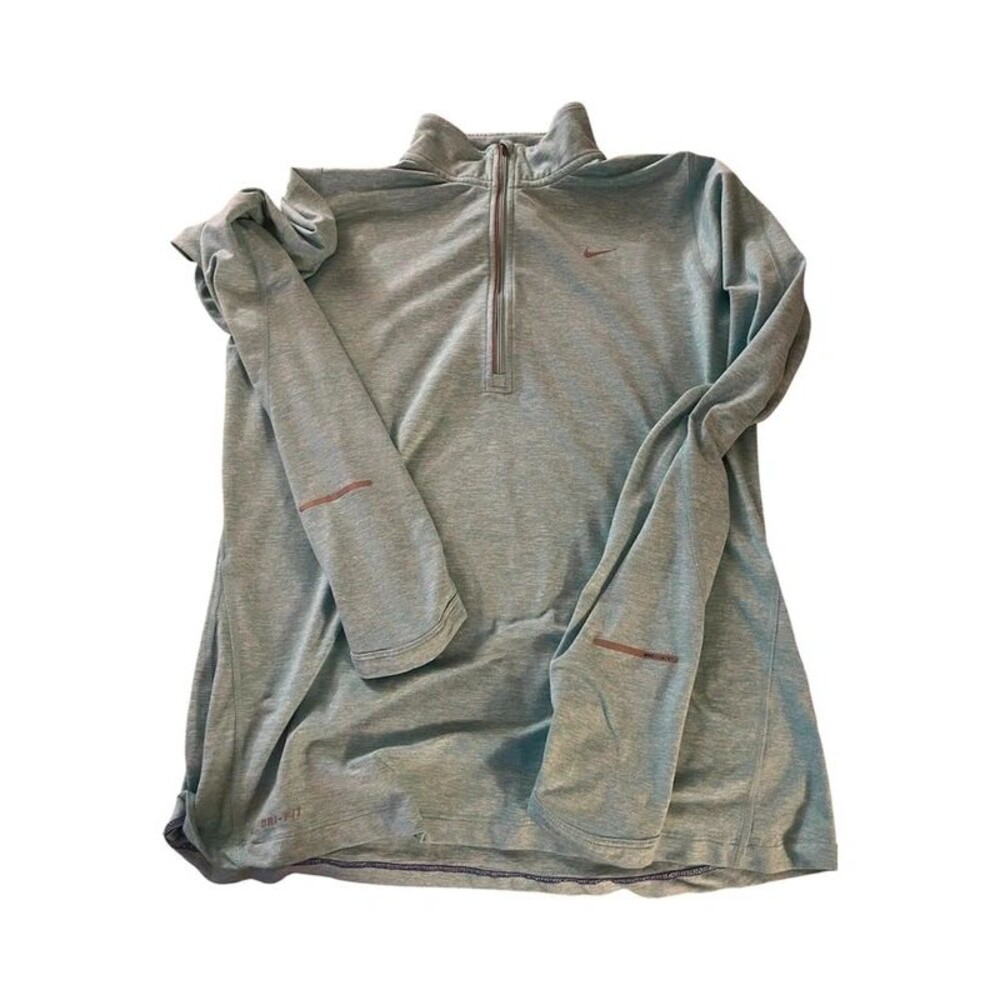 Nike Dri fit pullover blue medium